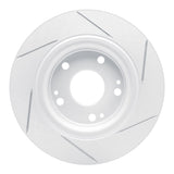Dynamic Friction 2017-2020 Honda Civic Coupe Rear Left Slotted Geoperformance Rotor by Dynamic Friction Company 810-59068L