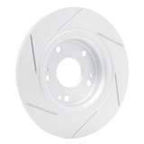 Dynamic Friction 2017-2020 Honda Civic Coupe Rear Left Slotted Geoperformance Rotor by Dynamic Friction Company 810-59068L