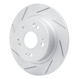 Dynamic Friction 2016-2025 Honda HR-V Rear Left Slotted Geoperformance Rotor by Dynamic Friction Company 810-59071L