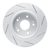 Dynamic Friction 2016-2025 Honda HR-V Rear Left Slotted Geoperformance Rotor by Dynamic Friction Company 810-59071L