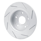 Dynamic Friction 2016-2025 Honda HR-V Rear Left Slotted Geoperformance Rotor by Dynamic Friction Company 810-59071L