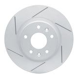 Dynamic Friction 2014-2023 Nissan Leaf Front Left Slotted Geoperformance Rotor by Dynamic Friction Company 810-67106L