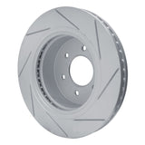 Dynamic Friction 2016-2024 Nissan Titan XD Front Left Slotted Geoperformance Rotor by Dynamic Friction Company 810-67108L