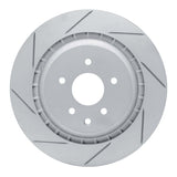 Dynamic Friction 2008-2025 Infiniti G37 Rear Left Slotted Geoperformance Rotor by Dynamic Friction Company 810-68013L