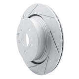 Dynamic Friction 2009-2024 Infiniti QX70 Rear Left Slotted Geoperformance Rotor by Dynamic Friction Company 810-68015L