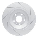 Dynamic Friction 2004-2018 Audi S8 Rear Left Slotted Geoperformance Rotor by Dynamic Friction Company 810-73046L