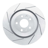 Dynamic Friction 2004-2018 Audi S8 Rear Left Slotted Geoperformance Rotor by Dynamic Friction Company 810-73046L