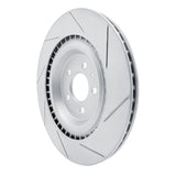 Dynamic Friction 2011-2018 Audi S8 Rear Left Slotted Geoperformance Rotor by Dynamic Friction Company 810-73063L