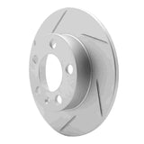 Dynamic Friction 1998-2024 Audi TT Rear Left Slotted Geoperformance Rotor by Dynamic Friction Company 810-74019L