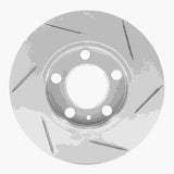 Dynamic Friction 1998-2024 Audi TT Rear Left Slotted Geoperformance Rotor by Dynamic Friction Company 810-74019L