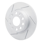 Dynamic Friction 2005-2025 Audi A3 Quattro Rear Left Slotted Geoperformance Rotor by Dynamic Friction Company 810-74031L
