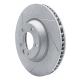 Dynamic Friction 2003-2015 Audi Q7 Right Front Slotted Geoperformance Rotor by Dynamic Friction Company 810-74052D