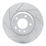 Dynamic Friction 2003-2015 Audi Q7 Right Front Slotted Geoperformance Rotor by Dynamic Friction Company 810-74052D