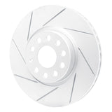 Dynamic Friction 2005-2025 Audi TT Quattro Front Left Slotted Geoperformance Rotor by Dynamic Friction Company 810-74053L