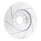 Dynamic Friction 2005-2025 Audi TT Quattro Front Left Slotted Geoperformance Rotor by Dynamic Friction Company 810-74053L