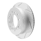 Dynamic Friction 2001-2009 Lexus GX470 Rear Left Slotted Geoperformance Rotor by Dynamic Friction Company 810-76127L