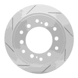 Dynamic Friction 2001-2009 Lexus GX470 Rear Left Slotted Geoperformance Rotor by Dynamic Friction Company 810-76127L