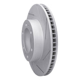 Dynamic Friction 2003-2023 Toyota Tacoma Front Right Slotted Geoperformance Rotor by Dynamic Friction Company 810-76128R