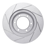 Dynamic Friction 2003-2023 Toyota Tacoma Front Right Slotted Geoperformance Rotor by Dynamic Friction Company 810-76128R