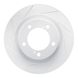 Dynamic Friction 2007-2022 Lexus LX570 Front Left Slotted Geoperformance Rotor by Dynamic Friction Company 810-76136L