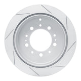 Dynamic Friction 2007-2022 Lexus LX570 Rear Left Slotted Geoperformance Rotor by Dynamic Friction Company 810-76137L