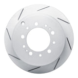 Dynamic Friction 2007-2022 Lexus LX570 Rear Left Slotted Geoperformance Rotor by Dynamic Friction Company 810-76137L