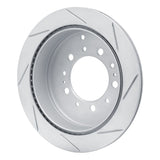 Dynamic Friction 2007-2022 Lexus LX570 Rear Left Slotted Geoperformance Rotor by Dynamic Friction Company 810-76137L