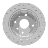 Dynamic Friction 2004-2010 Chevrolet Optra (Usa/Canada) Rear Left Drilled Geoperformance Rotor by Dynamic Friction Company 820-01011L