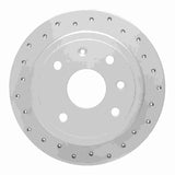 Dynamic Friction 2004-2010 Chevrolet Optra (Usa/Canada) Rear Left Drilled Geoperformance Rotor by Dynamic Friction Company 820-01011L