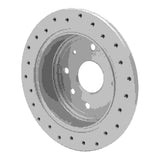 Dynamic Friction 2004-2010 Chevrolet Optra (Usa/Canada) Rear Left Drilled Geoperformance Rotor by Dynamic Friction Company 820-01011L