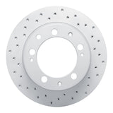 Dynamic Friction 1987-1989 Porsche 944 (Excl Turbo) Rear Left Drilled Geoperformance Rotor by Dynamic Friction Company 820-02024L