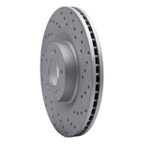 Dynamic Friction 2011-2017 Genesis G80 Front Right Drilled Geoperformance Rotor by Dynamic Friction Company 820-03036R