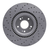 Dynamic Friction 2011-2017 Genesis G80 Front Right Drilled Geoperformance Rotor by Dynamic Friction Company 820-03036R