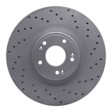Dynamic Friction 2011-2017 Genesis G80 Front Right Drilled Geoperformance Rotor by Dynamic Friction Company 820-03036R