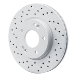 Dynamic Friction 2011-2025 Hyundai Kona Front Left Drilled Geoperformance Rotor by Dynamic Friction Company 820-03038L
