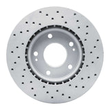 Dynamic Friction 2011-2025 Hyundai Kona Front Left Drilled Geoperformance Rotor by Dynamic Friction Company 820-03038L