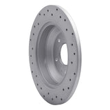 Dynamic Friction 2009-2020 Genesis G80 Rear Left Drilled Geoperformance Rotor by Dynamic Friction Company 820-03039L