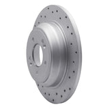 Dynamic Friction 2009-2020 Genesis G80 Rear Right Drilled Geoperformance Rotor by Dynamic Friction Company 820-03039R