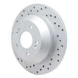 Dynamic Friction 2010-2021 Hyundai Santa Fe Sport Rear Left Drilled Geoperformance Rotor by Dynamic Friction Company 820-03050L