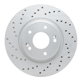 Dynamic Friction 2015-2025 Hyundai Elantra Front Left Drilled Geoperformance Rotor by Dynamic Friction Company 820-03054L