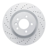 Dynamic Friction 2005-2009 Land Rover LR3 Front Left Drilled Geoperformance Rotor by Dynamic Friction Company 820-11009L