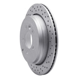 Dynamic Friction 2005-2007 Land Rover LR3 Rear Right Drilled Geoperformance Rotor by Dynamic Friction Company 820-11012R