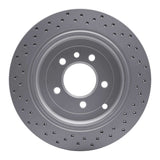 Dynamic Friction 2005-2007 Land Rover LR3 Rear Right Drilled Geoperformance Rotor by Dynamic Friction Company 820-11012R