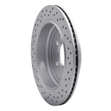 Dynamic Friction 2005-2007 Land Rover LR3 Rear Right Drilled Geoperformance Rotor by Dynamic Friction Company 820-11012R