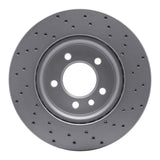 Dynamic Friction 2005-2007 Land Rover LR3 Front Right Drilled Geoperformance Rotor by Dynamic Friction Company 820-11013R