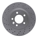 Dynamic Friction 2005-2007 Land Rover LR3 Front Right Drilled Geoperformance Rotor by Dynamic Friction Company 820-11013R