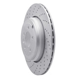 Dynamic Friction 2010-2013 Land Rover Range Rover Sport Rear Left Drilled Geoperformance Rotor by Dynamic Friction Company 820-11020L