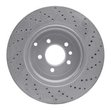 Dynamic Friction 2010-2013 Land Rover Range Rover Sport Rear Left Drilled Geoperformance Rotor by Dynamic Friction Company 820-11020L