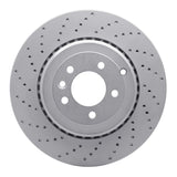 Dynamic Friction 2010-2013 Land Rover Range Rover Sport Rear Left Drilled Geoperformance Rotor by Dynamic Friction Company 820-11020L