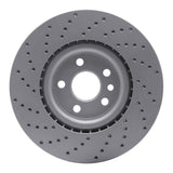 Dynamic Friction 2015-2019 Jaguar E-Pace Front Right Drilled Geoperformance Rotor by Dynamic Friction Company 820-11025R